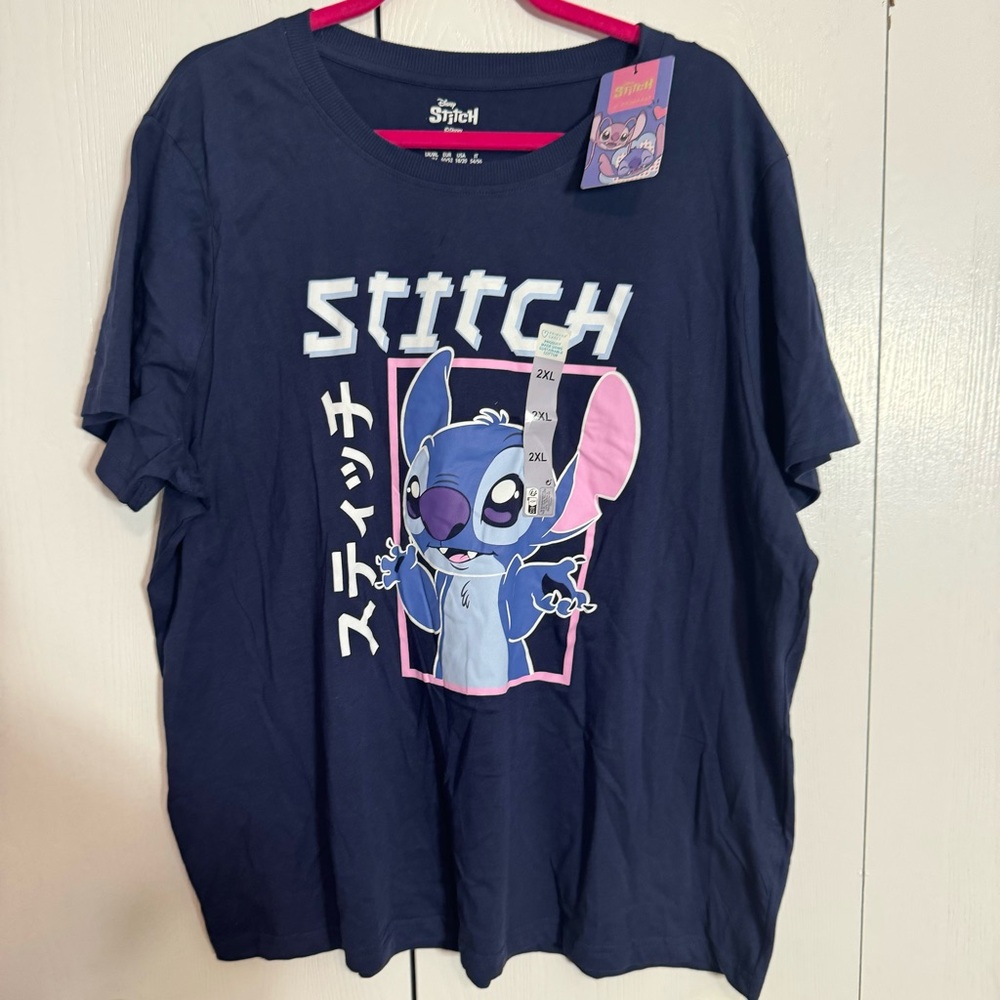 NWT. Primark Disney's Lilo & Stitch Manga Style T-shirt 2X.